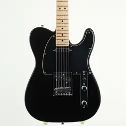 FENDER MEXICO PLAYER TELECASTER MN BLACK USED 2022 ALDER BODY W/SOFT CASE