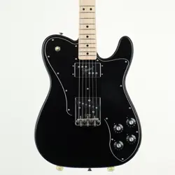 FENDER TRADITIONAL II 70S TELECASTER CUSTOM BLACK USED 2023 ASH BODY W/SOFT CASE
