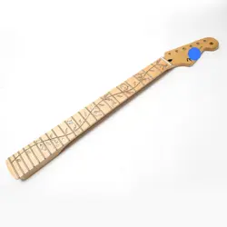 22 FRET GUITAR NECK MAPLE FINGERBOARD TREE OF LIFE INLAY FOR FENDER STRAT GUITAR