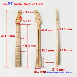 GUITAR NECK MAPLE FINGERBOARD MAPLE TREE OF LIFE INLAY FOR FENDER STRAT GUITAR