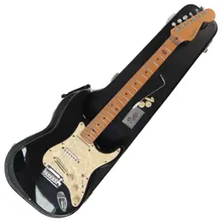 ELECTRIC GUITAR FENDER DELUXE STRAT PLUS BLACK MOD. 1997 PICKUP REPLACE #PCESF2