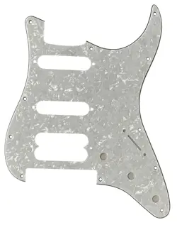 FOR FIT FENDER PLAYER STRATOCASTER FLOYD ROSE HSS GUITAR PICKGUARD WHITE PEARL