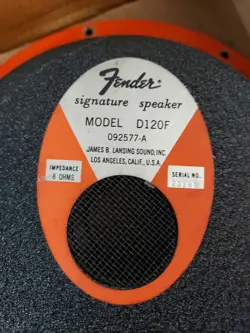 SUPER RARE 1970'S FENDER AND JBL 12