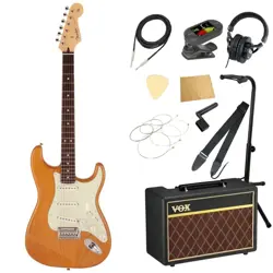 ELECTRIC GUITAR BEGINNER SET FENDER STRATOCASTER MADE IN JAPAN HYBRID II VOX AMP