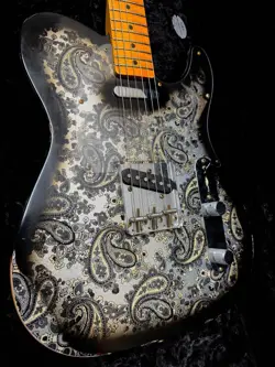 BLACK PAISLEY TELECASTER