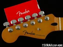 LEFTY FENDER PLAYER PLUS SERIES STRAT NECK LOCKING TUNERS MAPLE $10 OFF