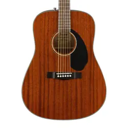 FENDER CD-60S ALL MAHOGANY ACOUSTIC GUITAR NATURAL FINISH