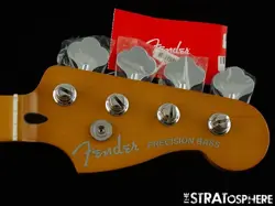 FENDER PLAYER PLUS PRECISION P BASS NECK   TUNERS, BASS GUITAR MAPLE