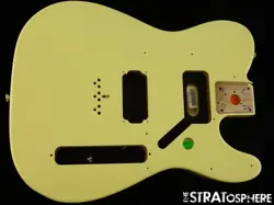 FENDER PLAYER II TELECASTER HH TELE BODY GUITAR PART ALDER HIALEAH YELLOW