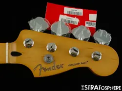 FENDER PLAYER II PRECISION P BASS NECK & TUNERS PREC BASS GUITAR PARTS MAPLE!