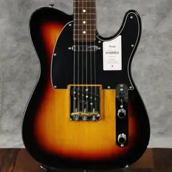 FENDER MIJ HYBRID II TELECASTER ROSEWOOD FINGERBOARD 3-COLOR SUNBURST