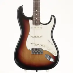 FENDER AMERICAN STANDARD STRATOCASTER 3-COLOR SUNBURST ELECTRIC GUITAR USED F/S
