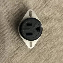 AMPHENOL RECEPTACLE CONNECTOR PN 160-2-N 15A 125V NOS - FENDER GUITAR AMP