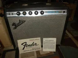VINTAGE 1969 FENDER SILVERFACE PRINCETON AA964  TUBE AMPLIFIER VG