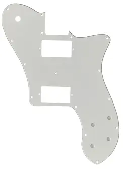 FOR FITS FENDER PROFESSIONAL TELE DELUXE HUMBUCKER GUITAR PICKGUARD 3 PLY WHITE