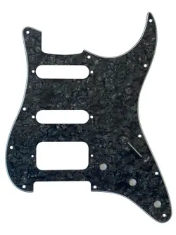 FOR FIT FENDER 11 SCREW STRATOCASTER START HSS STYL GUITAR PICKGUARD BLACK PEARL