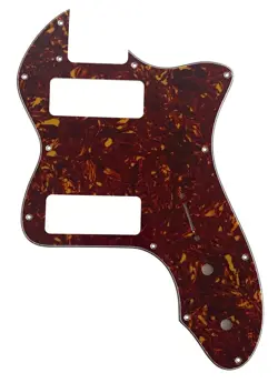 FOR FITS FENDER TELECASTER 72 THINLINE P90 STYLE GUITAR PICKGUARD RED TORTOISE