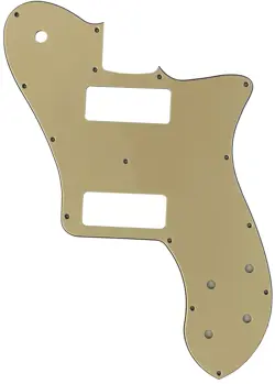FOR FENDER SQUIER TELECASTER DELUXE P90 STYLE GUITAR PICKGUARD VINTAGE YELLOW