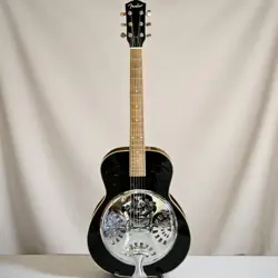 FENDER FR-50 RESONATOR GUITAR BLACK, USED, MINOR SCRATCHES, GOOD