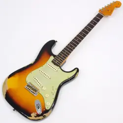 FENDER CUSTOM SHOP 1961 STRATOCASTER HEAVY RELIC SUPER FADED AGED 3CS