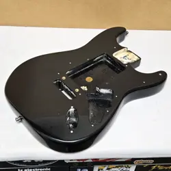 OLD 1994 FENDER USA STRAT BODY BLACK 90'S AMERICAN STRATOCASTER ELECTRIC GUITAR