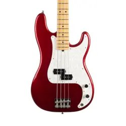 USED FENDER AMERICAN SPECIAL PRECISION BASS CANDY APPLE RED 2010
