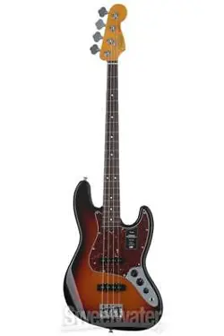 FENDER AMERICAN PROFESSIONAL II JAZZ BASS - 3 COLOR SUNBURST WITH ROSEWOOD