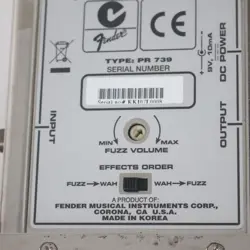 FENDER FUZZ WAH