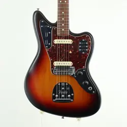 FENDER AMERICAN VINTAGE 62 JAGUAR 3-COLOR SUNBURST USED ELECTRIC GUITAR  2008