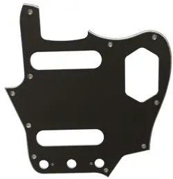 FITS FENDER CLASSIC PLAYER JAGUAR STYLE GUITAR PICKGUARD 3 PLY BLACK