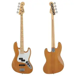 FENDER 2024 MADE IN JAPAN HYBRID II JAZZ BASS PJ MAPLE VINTAGE NATURAL W/GIG BAG