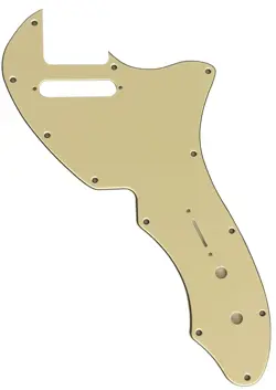 VINTAGE YELLOW PICKGUARD GUITAR PARTS FOR US FENDER TELECASTER 69 THINLINE STYLE