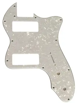 FOR FITS FENDER TELECASTER 72 THINLINE P90 STYLE GUITAR PICKGUARD WHITE PEARL