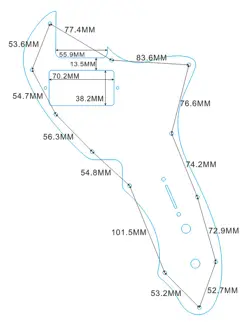 BLACK PICKGUARD GUITAR