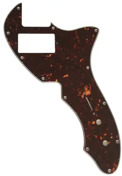 BROWN TORTOISE PICKGUARD GUITAR FOR US FENDER TELECASTER 69 THINLINE PAF STYLE