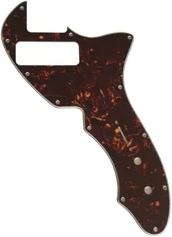 BROWN TORTOISE PICKGUARD GUITAR FOR US FENDER TELECASTER 69 THINLINE P90 STYLE