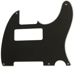 FOR FENDER TELECASTER VINTAGE 5-HOLE P90 STYLE GUITAR PICKGUARD 3 PLY BLACK