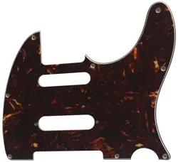 FITS FENDER TELECASTER NASHVILLE STYLE GUITAR PICKGUARD 4 PLY BROWN TORTOISE