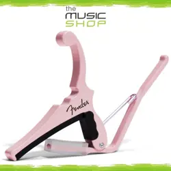FENDER X KYSER QUICK CHANGE ELECTRIC GUITAR CAPO, SHELL PINK - KGEFSPA