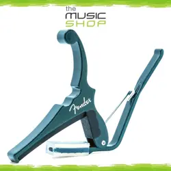 FENDER X KYSER QUICK CHANGE ELECTRIC GUITAR CAPO, SHERWOOD GREEN - KGEFSHGA