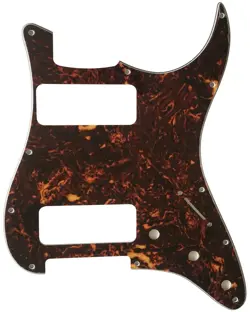 FITS FENDER STRATOCASTER STRAT P90 2 PICKUP GUITAR PICKGUARD BROWN TORTOISE