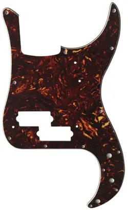 FOR FIT FENDER '62 PRECISION P BASS STYLE GUITAR PICKGUARD BROWN TORTOISE