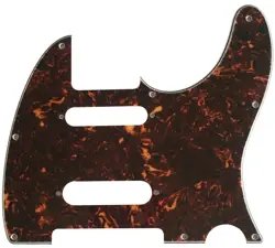 FITS FENDER TELECASTER NASHVILLE SS STYLE GUITAR PICKGUARD 4 PLY BROWN TORTOISE