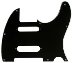 FITS FENDER TELECASTER NASHVILLE SS STYLE GUITAR PICKGUARD 3 PLY BLACK