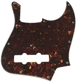 FOR FIT FENDER GEDDY LEE JAZZ BASS STYLE GUITAR PICKGUARD 4 PLY BROWN TORTOISE