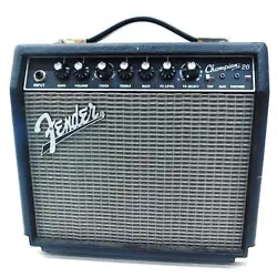 FENDER BRAND CHAMPION 20 MODEL BLACK ELECTRIC GUITAR AMPLIFIER