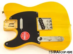 LEFTY FENDER SQUIER 50S TELECASTER TELE LOADED BODY, GUITAR BUTTERSCOTCH BLONDE
