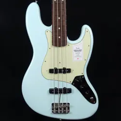 ELECTRIC BASS GUITAR FENDER TRADITIONAL 60S JAZZ BLUE JAPAN S/N JD25003425