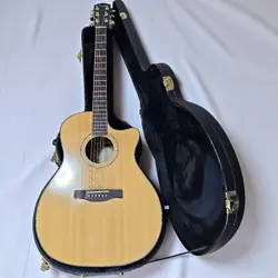FENDER GA-45SCE ACOUSTIC ELECTRIC GUITAR WITH HARD CASE - MINT