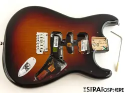 FENDER AMERICAN PROFESSIONAL STRATOCASTER BODY+ HARDWARE USA STRAT 3TS SUNBURST.